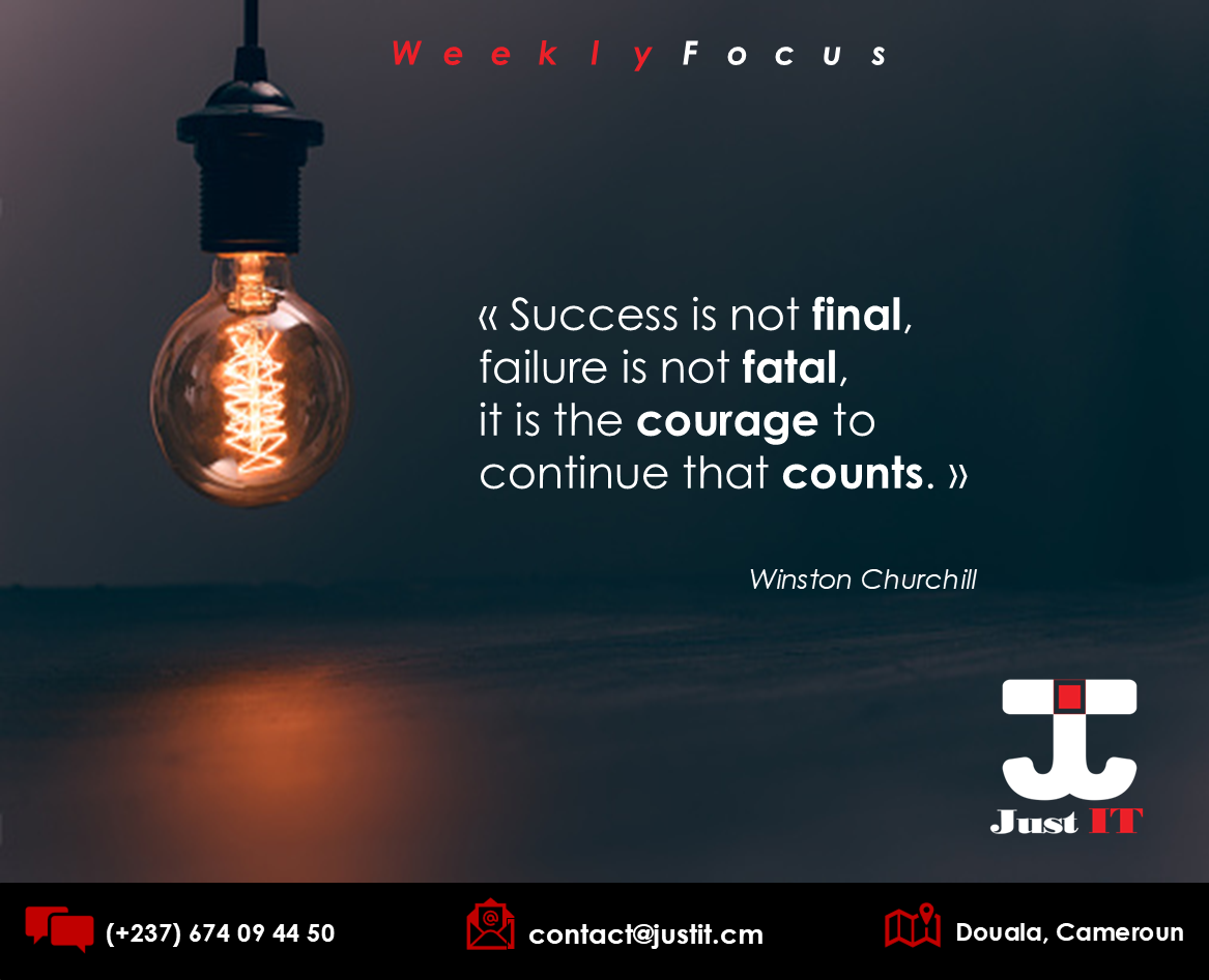 You are currently viewing Success is not final, failure is not fatal : le courage de continuer fait la différence.